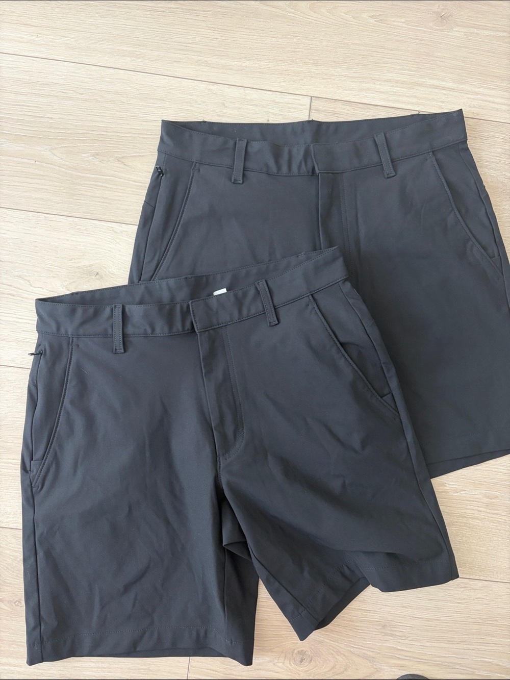 2 pairs Men's Black Fabletics Shorts “the Don” size 29